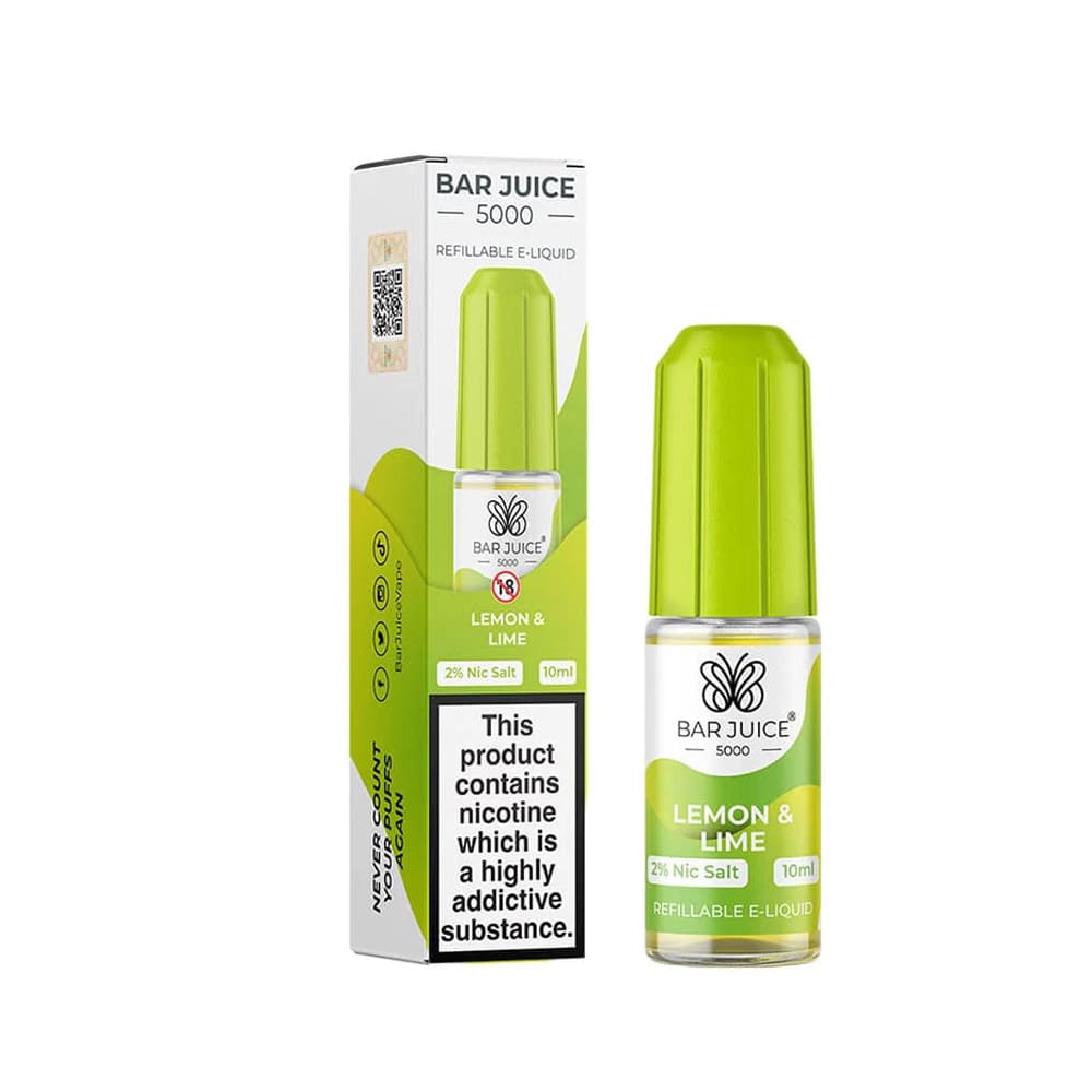 Bar Juice 5000 Lemon Lime 10ml Nic Salt E liquid