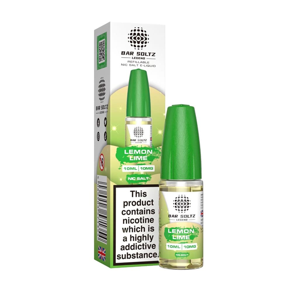 BarSoltzLegend10mlNicSaltELiquidLemon-Lime