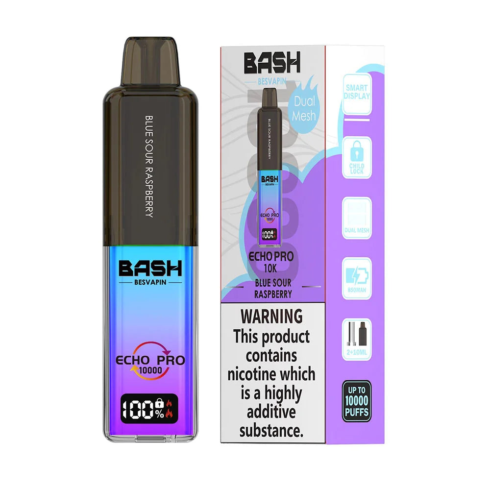 Bash Besvapin Echo Pro 10K Prefilled Pod Kit - Blue Sour Raspberry