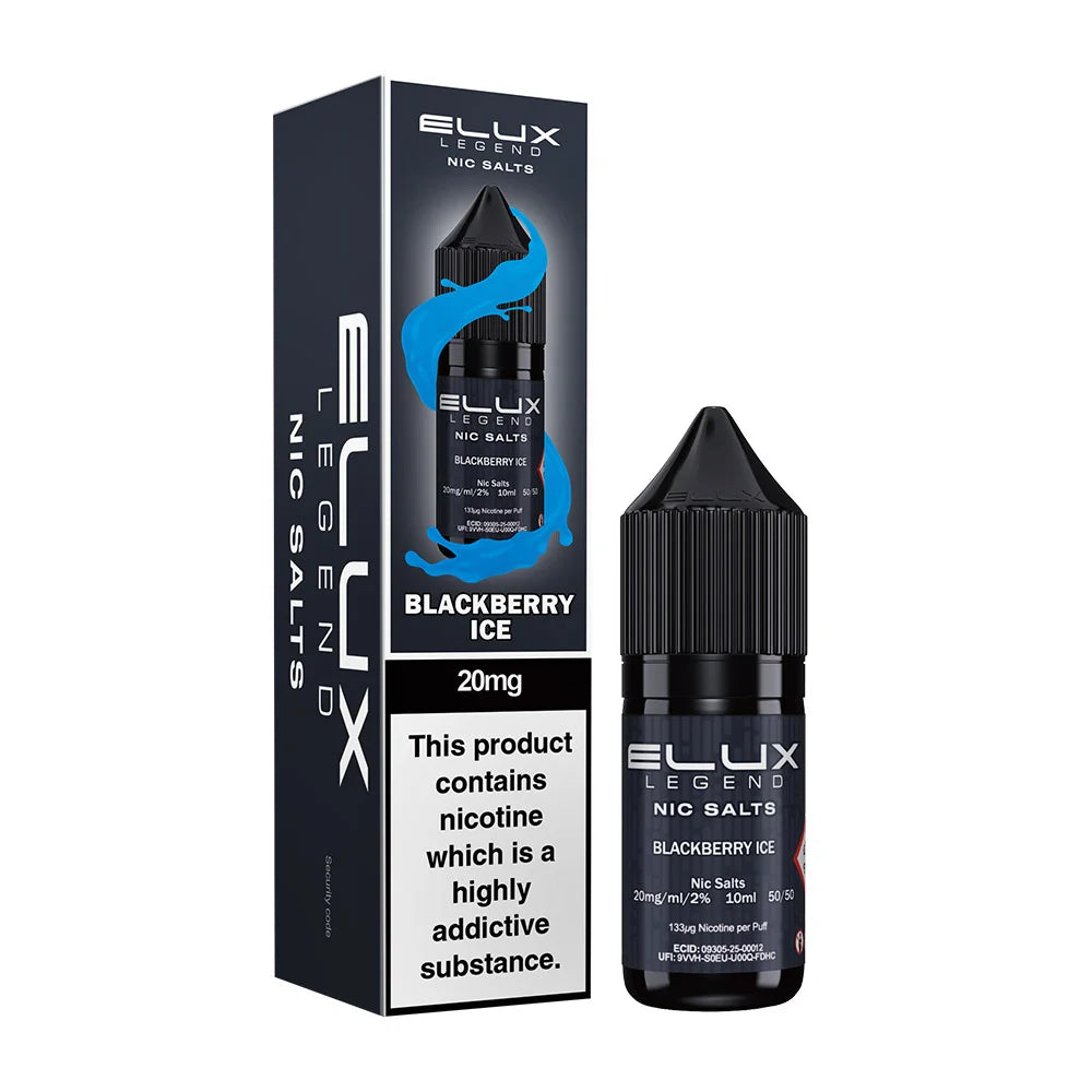 Blackberry Ice Elux Legend Nic Salt 10ml