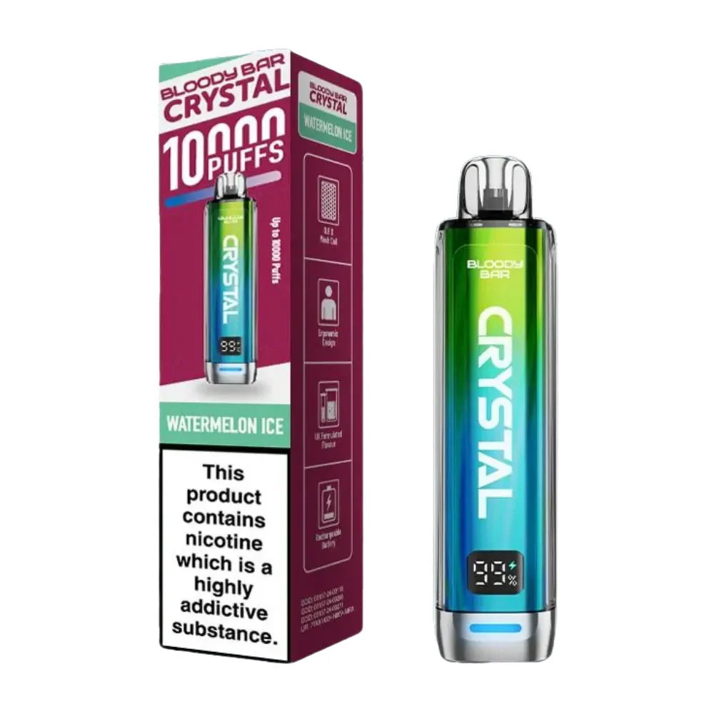 Bloody Bar Crystal 10K Prefilled Pod Kit - Watermelon Ice