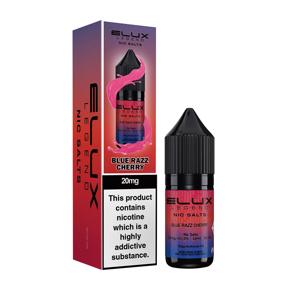 Blue Razz Cherry Elux Legend Nic Salt 10ml