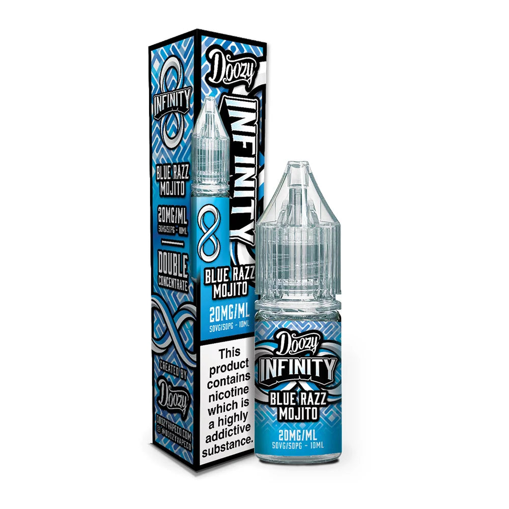 Blue Razz Mojito Doozy Infinity 10ml Nic Salt E Liquid