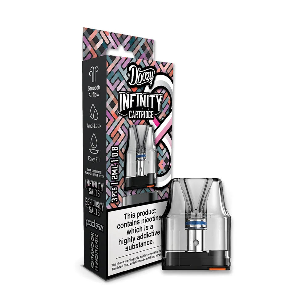 Doozy Infinity Replacement Pods (Pack of 3) - 0.8 Ohm