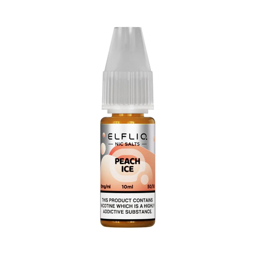 ELFLIQ-Peach-Ice-10ml-Nic-Salt-E-Liquid
