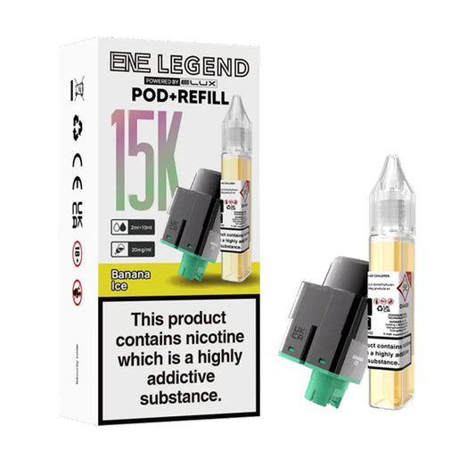 Elux ENE Legend 15K Prefilled Pods - Banana Ice