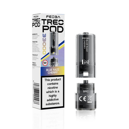 Feoba TREO 33K Prefilled Pods - Blue Razz Cherry
