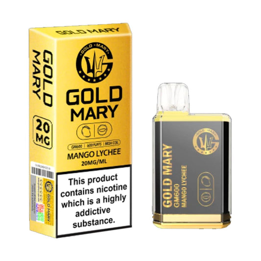 Gold Mary Mango Lychee Disposable Vape