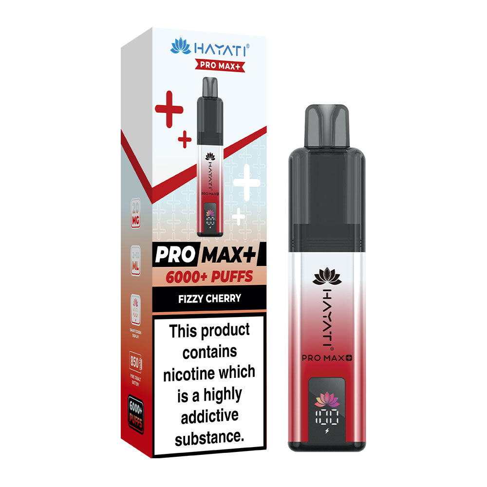 Hayati Pro Max Plus 6000 Puffs - Fizzy Cherry