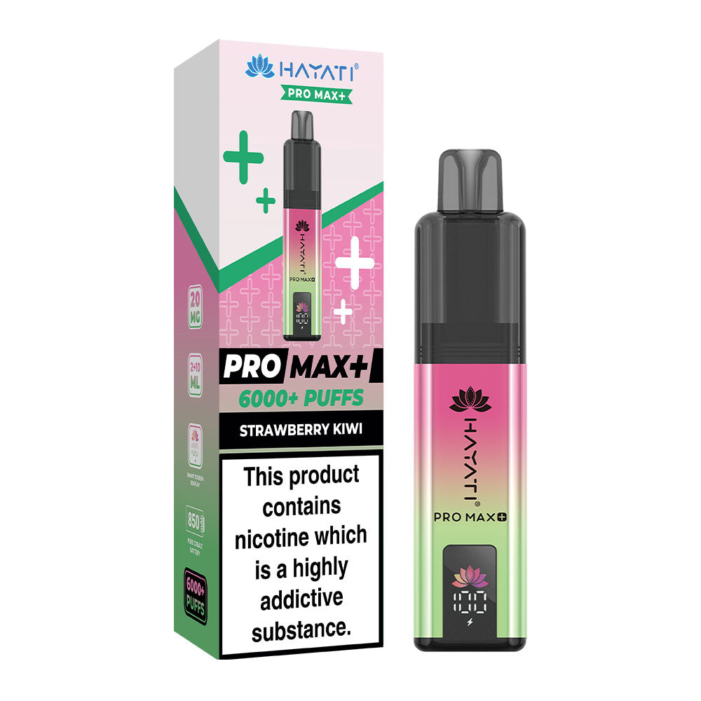 Hayati Pro Max Plus 6000 Puffs - Strawberry Kiwi