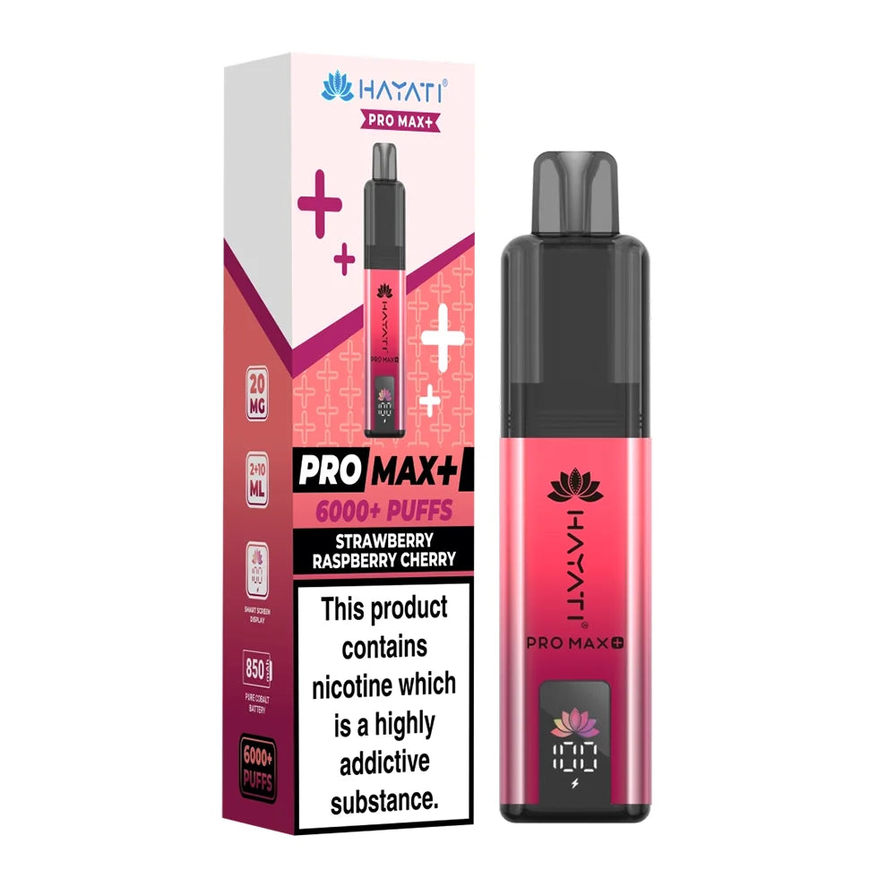 Hayati Pro Max Plus Strawberry Raspberry Cherry
