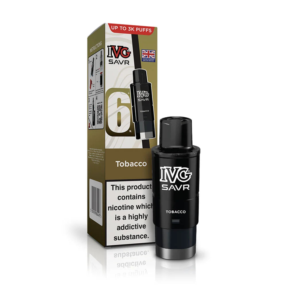 IVG SAVR Prefilled Pods Tobacco