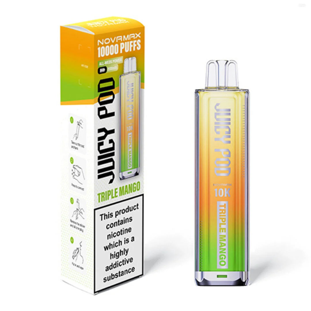 Juicy Pod Novamax 10K Prefilled Pod Kit - Triple Mango