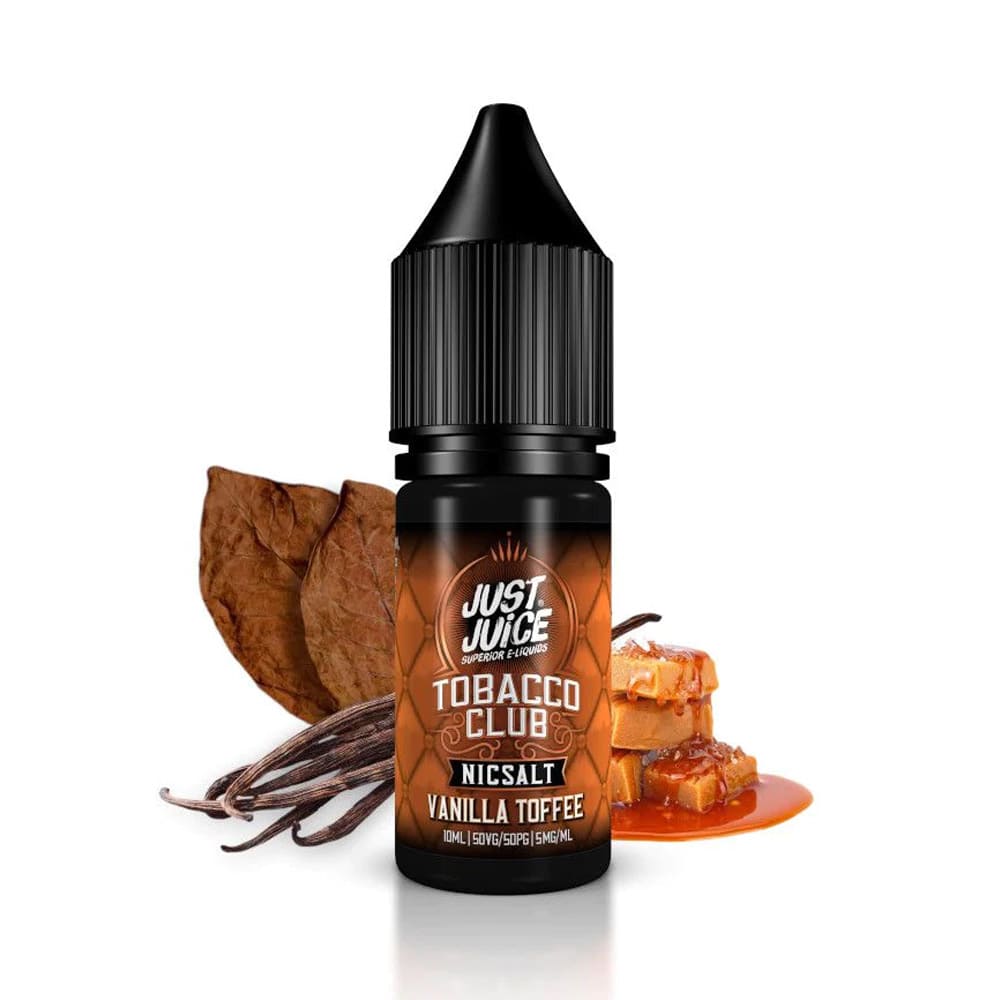 Just-Juice-Tobacco-Club-Vanilla-Toffee-10ml-Nic-Salt-E-Liquid