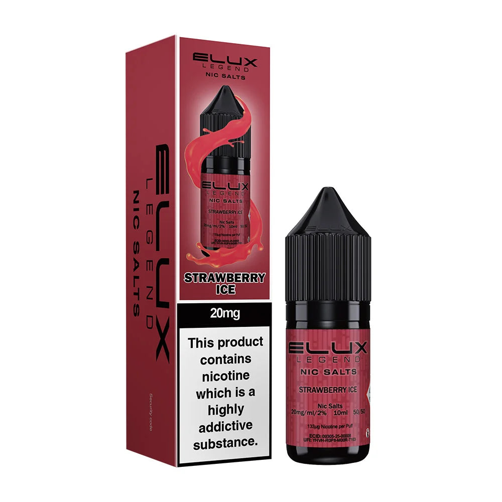 Strawberry Ice Elux Legend Nic Salt 10ml