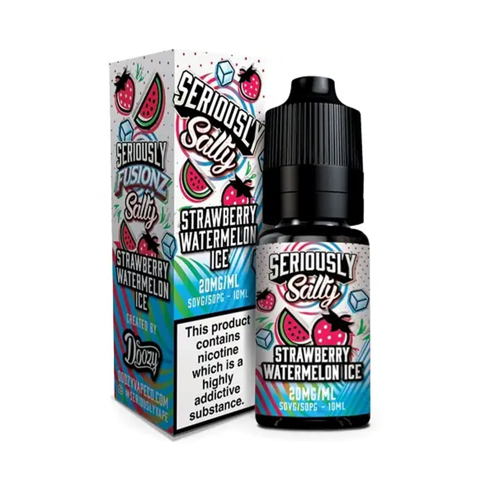 Doozy Seriously Fusionz Strawberry Watermelon Ice 10ml Nicsalt E Liquid
