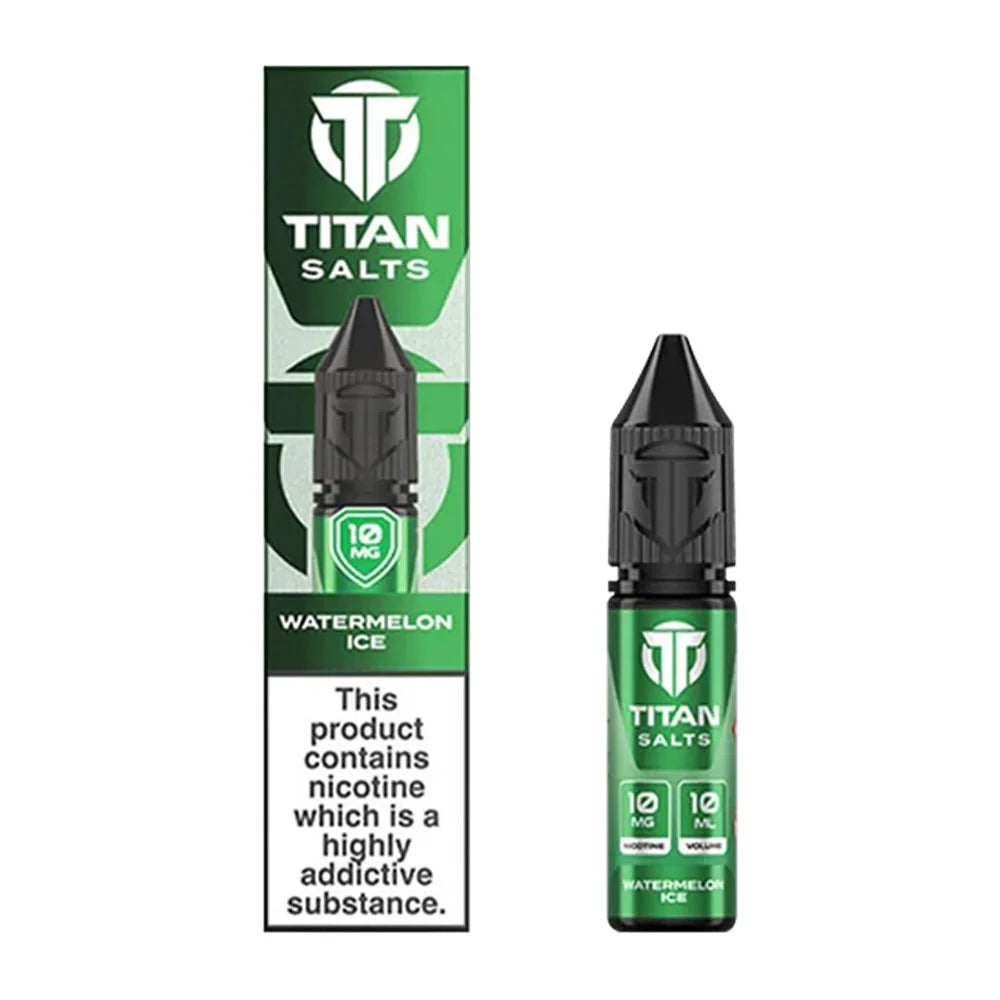 Titan Salts Watermelon Ice 10ml Nic Salt E Liquid