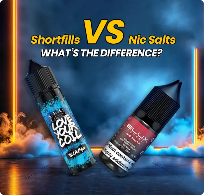 Shortfills vs Nic Salts: What’s the Difference?
