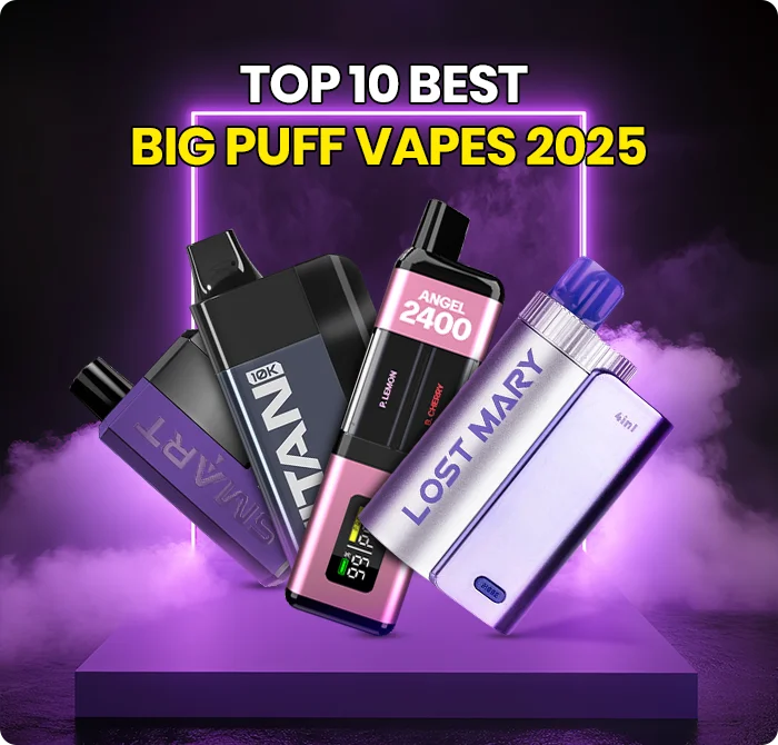10 Best Big Puff Vapes In 2025 You Must Try