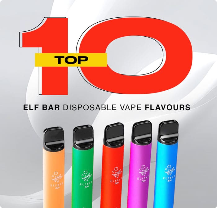 Top 10 Flavours Of Elf Bar Disposable Vape