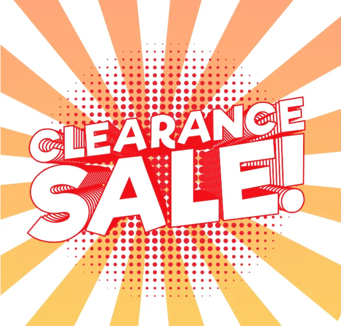 Clearance sale