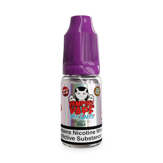 Heisenberg Cola 10ml Nicotine Salt E-Liquid by Vampire Vape Salts