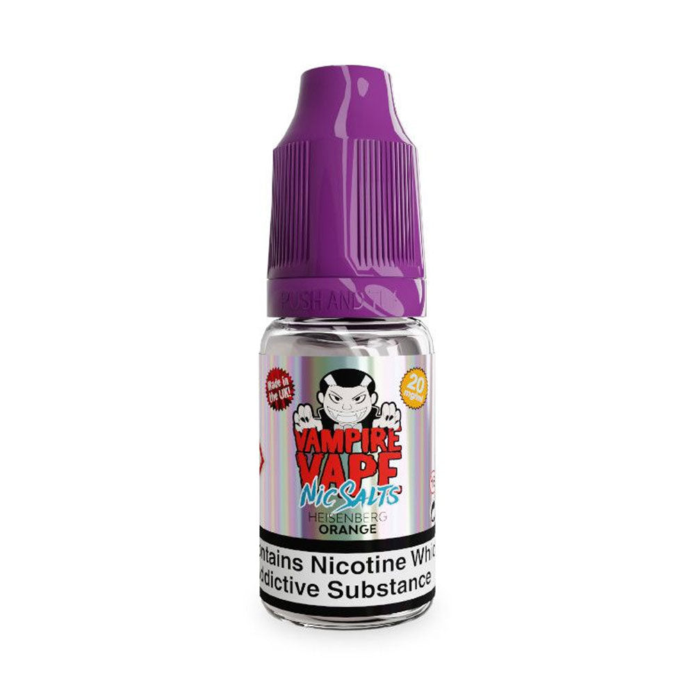 Heisenberg Orange 10ml Nicotine Salt E-Liquid by Vampire Vape Salts