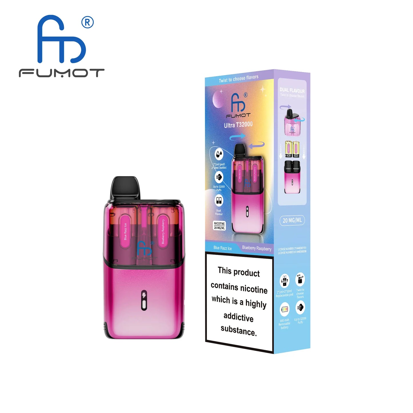 RandM Fumot T32000 Ultra Prefilled Pod Kit