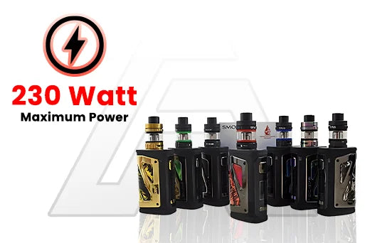 230 Watt Maximum Power scar 18