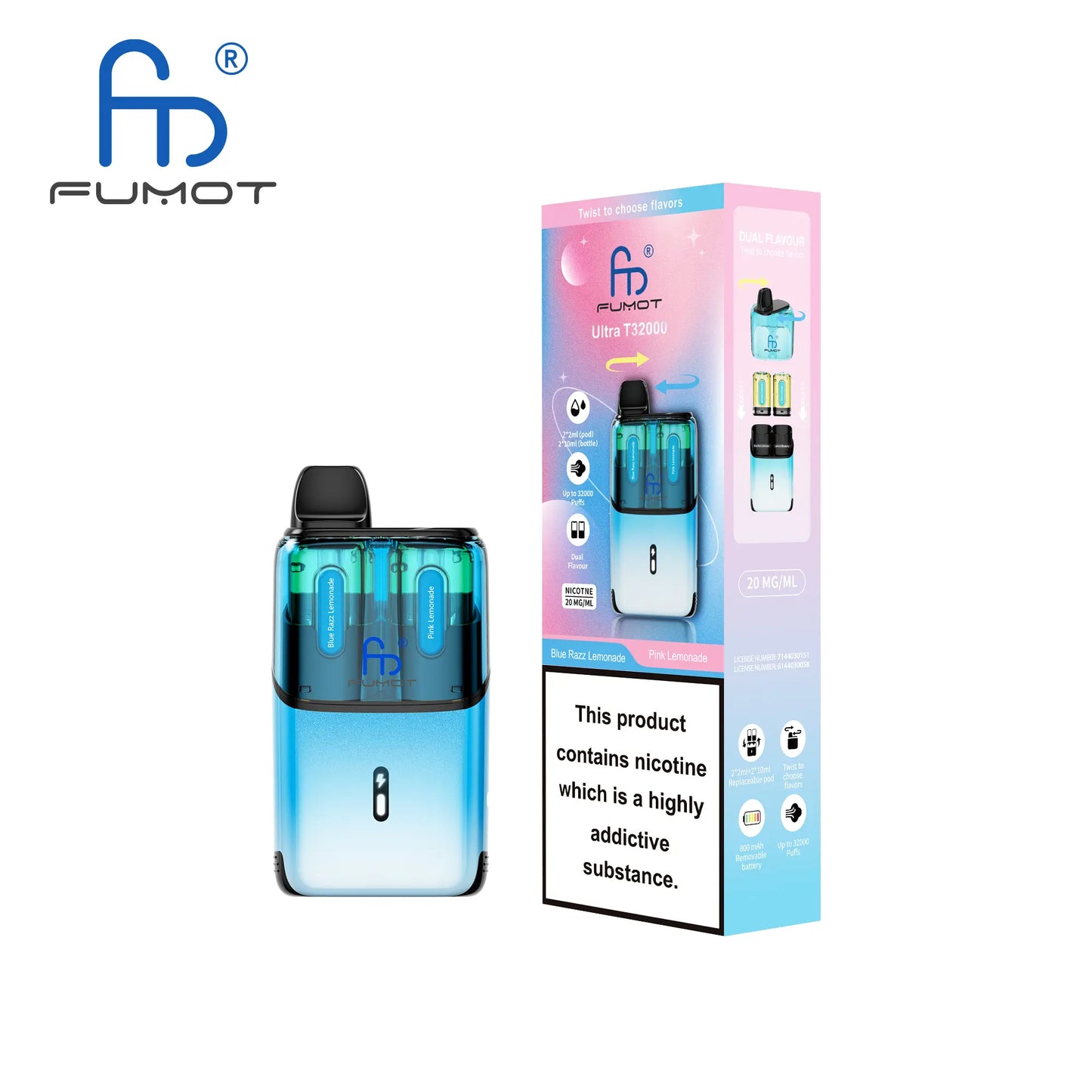 RandM Fumot T32000 Ultra Prefilled Pod Kit