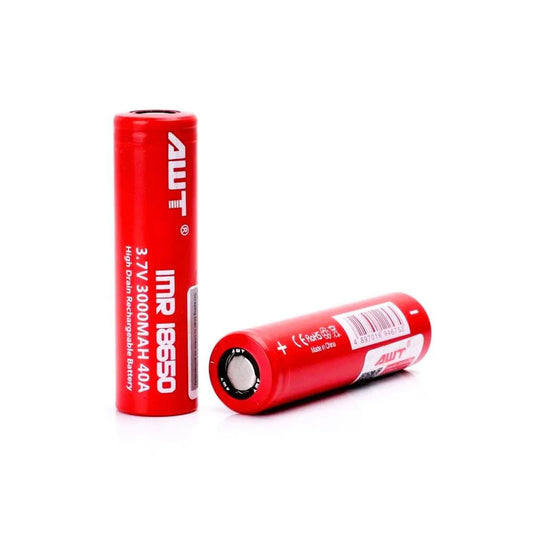 AWT IMR 18650 3.7v 3000mAH 40A Battery