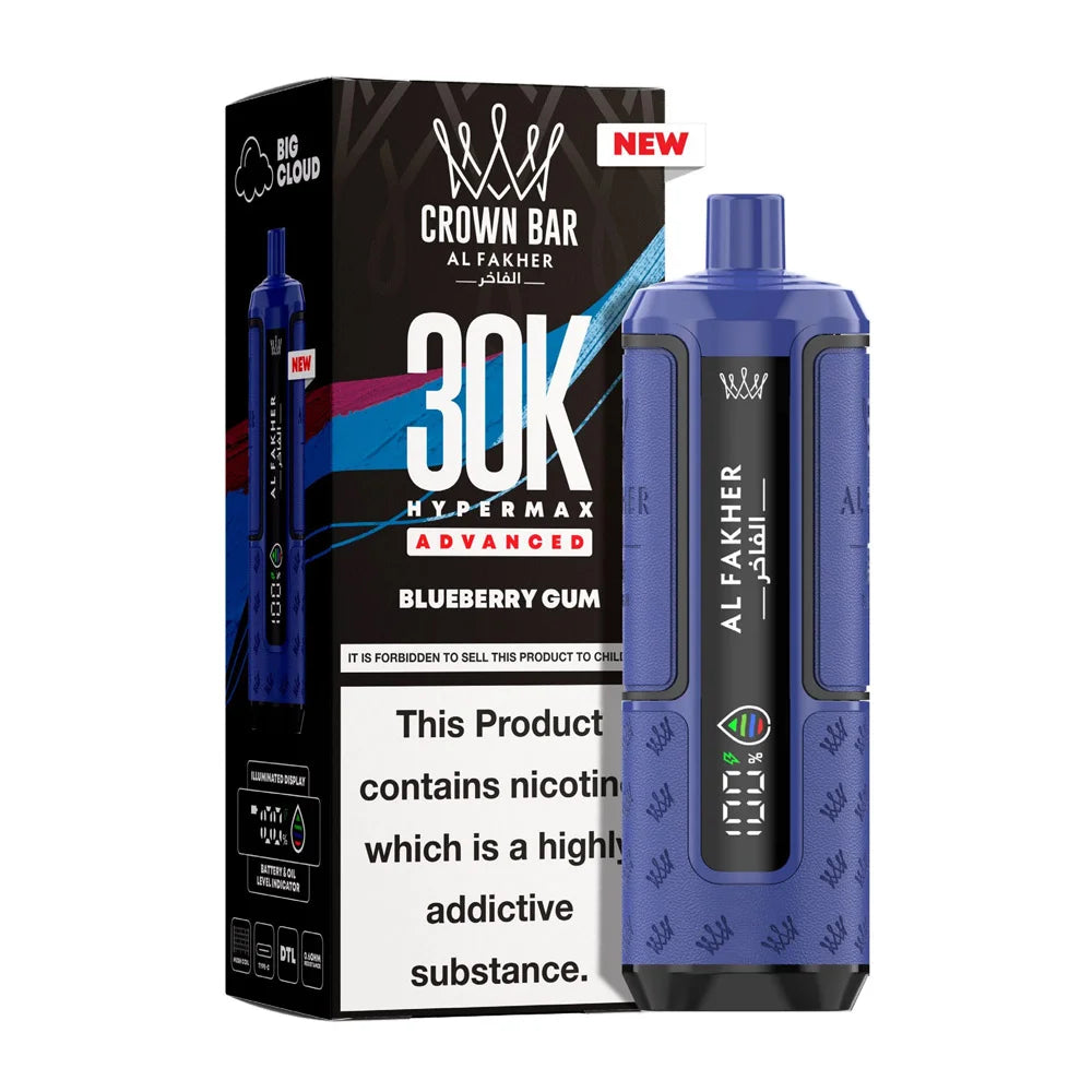 Al Fakher Hypermax 30K Prefilled Pod Kit - Blueberry Gum