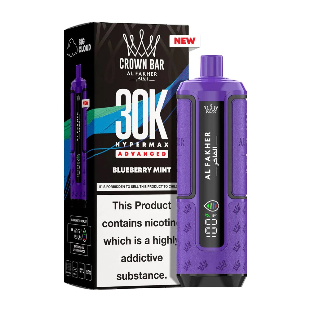 Al Fakher Hypermax 30K Prefilled Pod Kit - Blueberry Mint