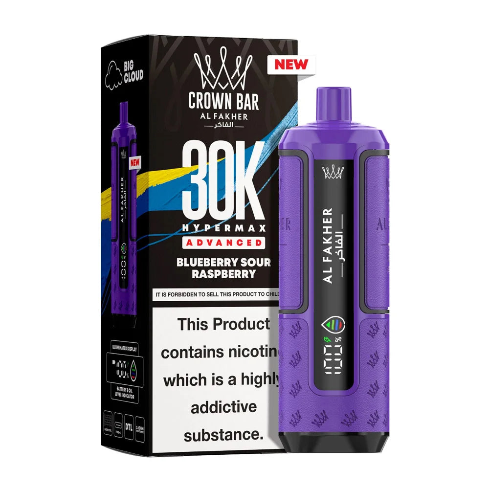 Al Fakher Hypermax 30K Prefilled Pod Kit - Blueberry Sour Raspberry