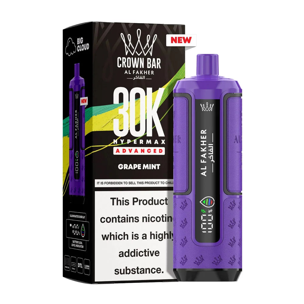 Al Fakher Hypermax 30K Prefilled Pod Kit - Grape Mint