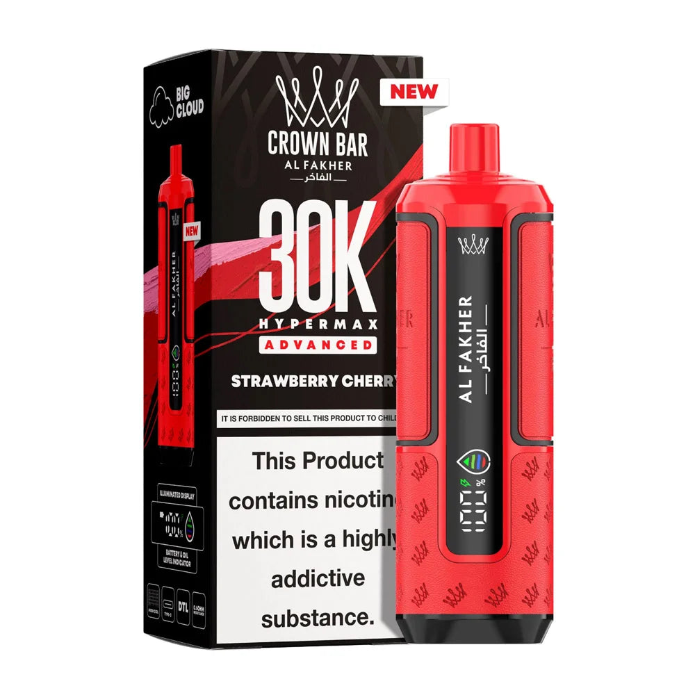 Al Fakher Hypermax 30K Prefilled Pod Kit - Strawberry Cherry