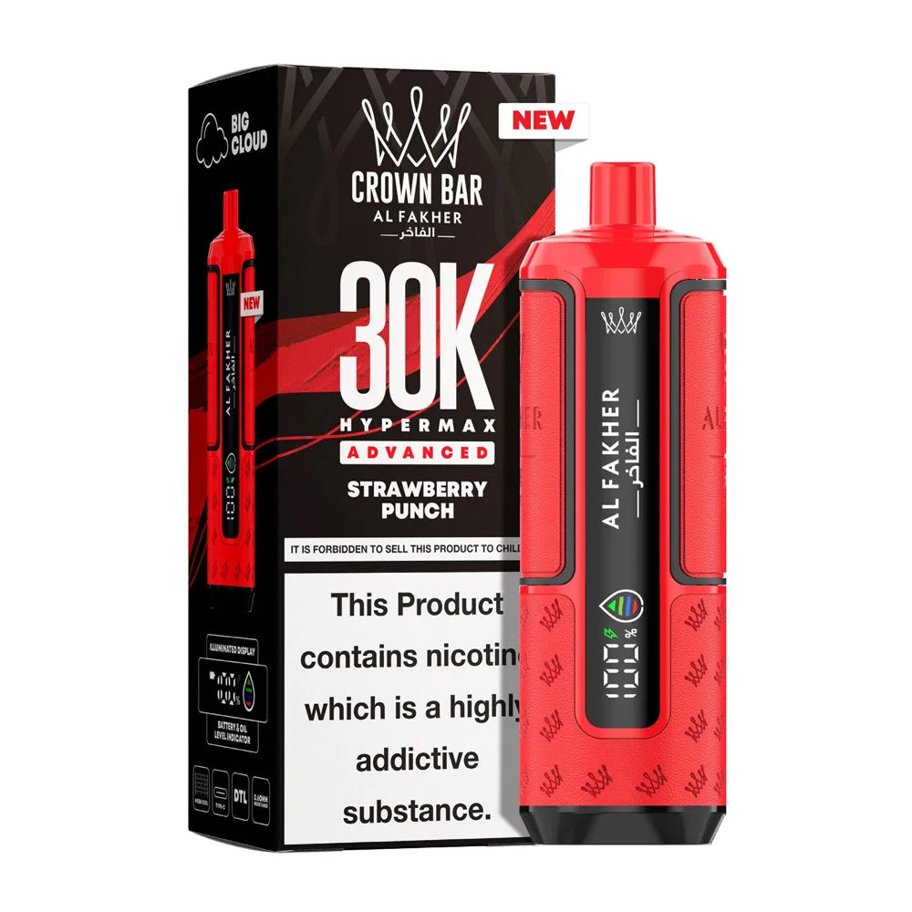 Al Fakher Hypermax 30K Prefilled Pod Kit - Strawberry Punch