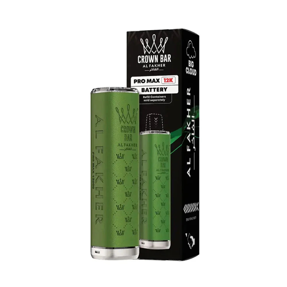 Al Fakher Crown Bar Pro Max 12K Prefilled Pod Kit - Green