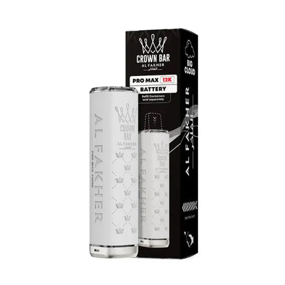 Al Fakher Crown Bar Pro Max 12K Prefilled Pod Kit - White