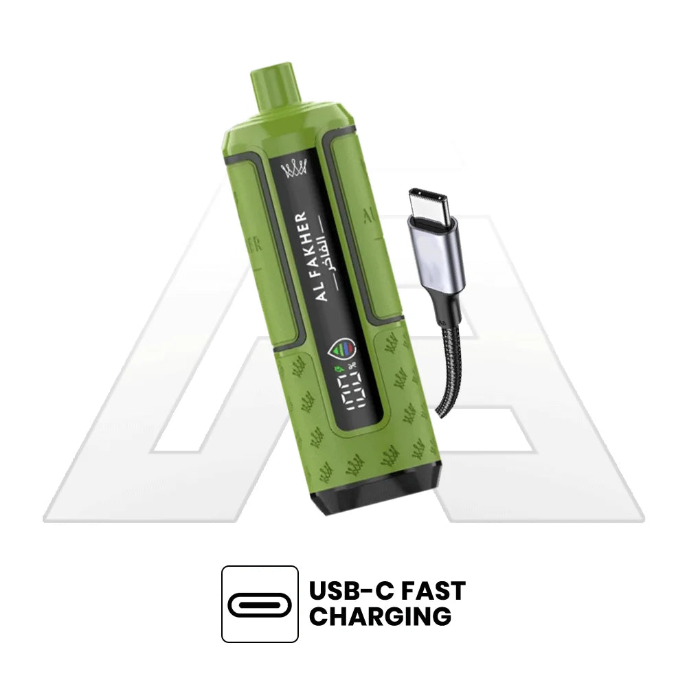 Al Fakher Hypermax 30K Prefilled Pod Kit    usb c