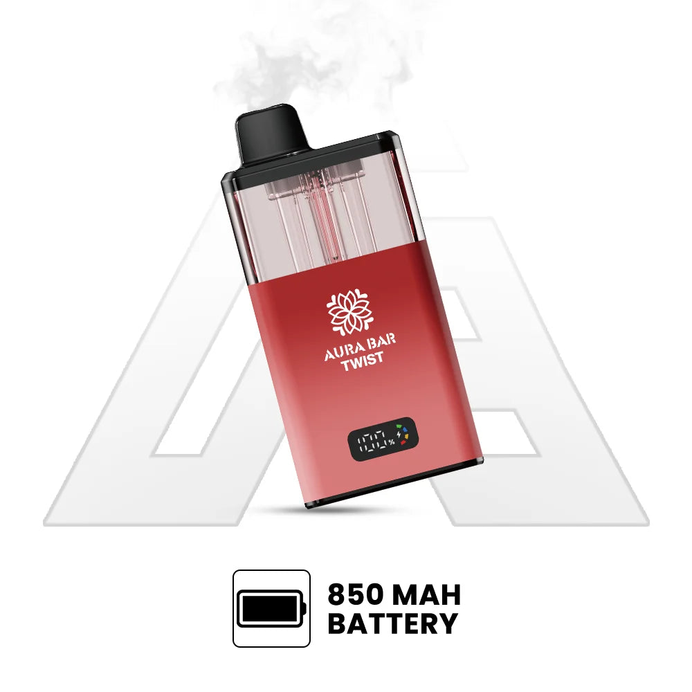 Auraa Bar Twist 40k Prefilled Pod Kit Battery