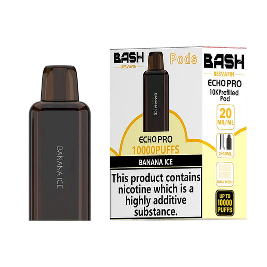 Bash Besvapin Echo Pro 10K Prefilled Pods - Banana Ice