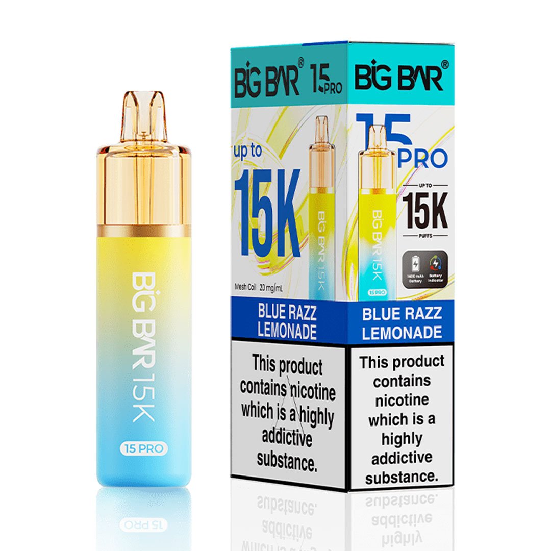 Big Bar Pro 15K Prefilled Pod Kit - Blue Razz Lemonade