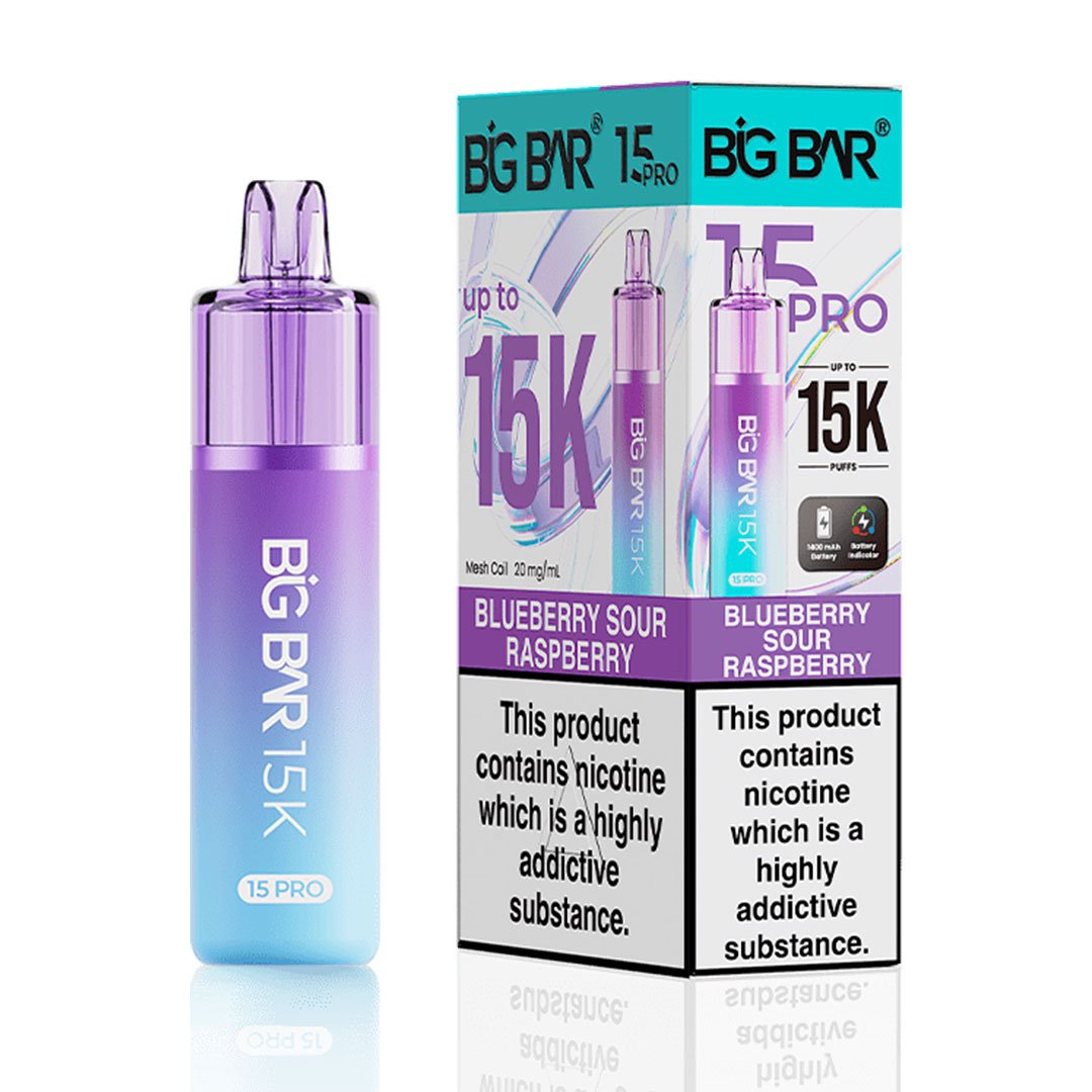 Big Bar Pro 15K Prefilled Pod Kit - Blueberry Sour Raspberry