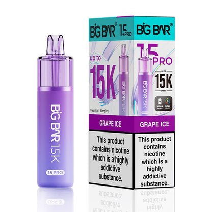 Big Bar Pro 15K Prefilled Pod Kit - Grape Ice