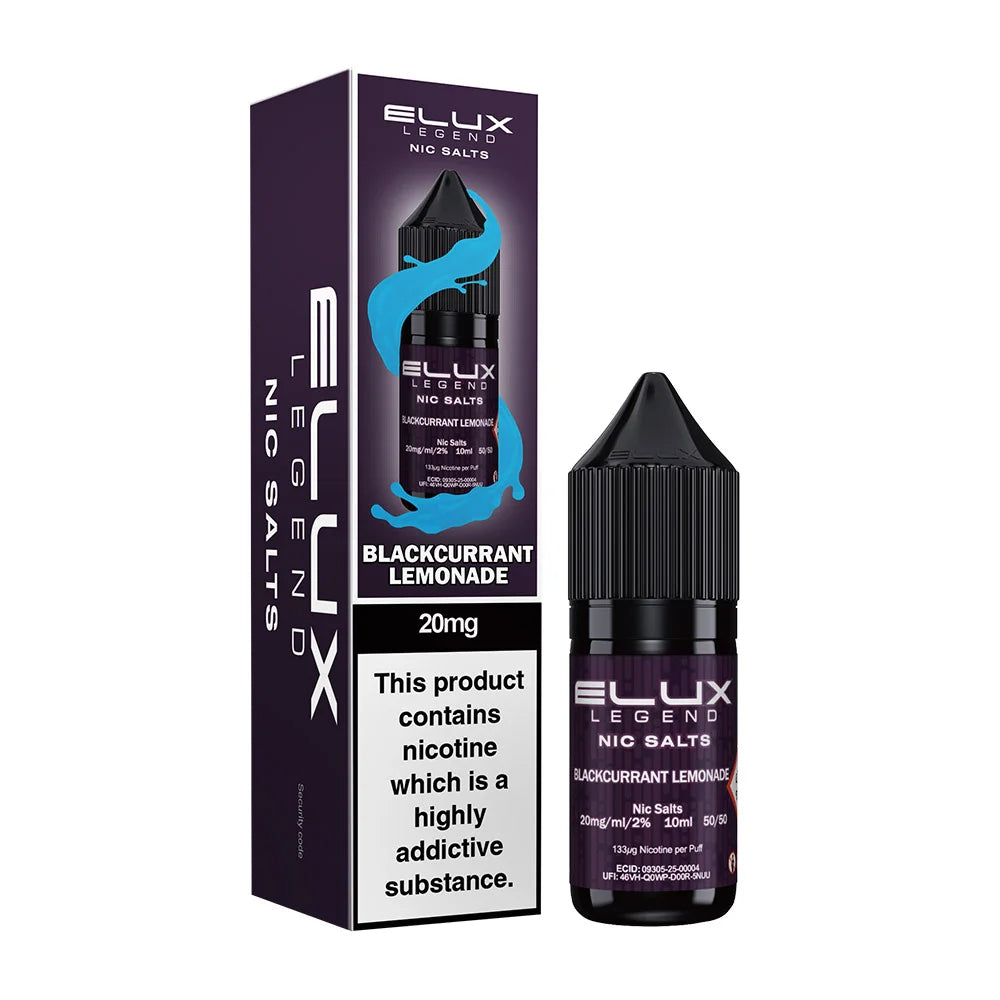 Blackcurrant Lemonade Elux Legend Nic Salt 10ml