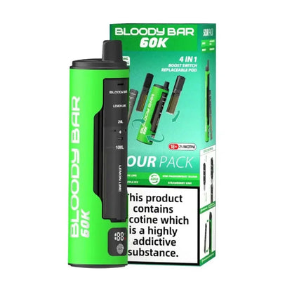 Bloody Bar 60K 4-in-1 Prefilled Pod Kit - Sour Pack
