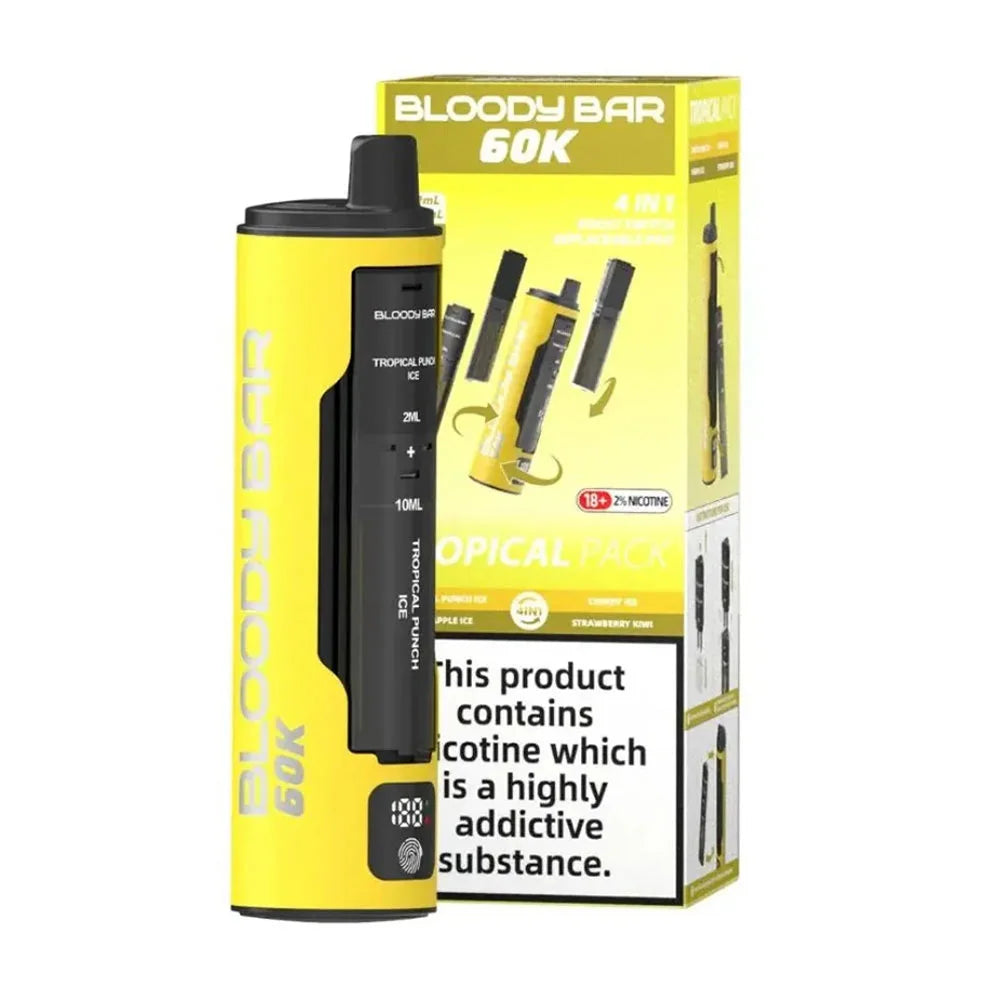 Bloody Bar 60K 4-in-1 Prefilled Pod Kit - Tropical Pack