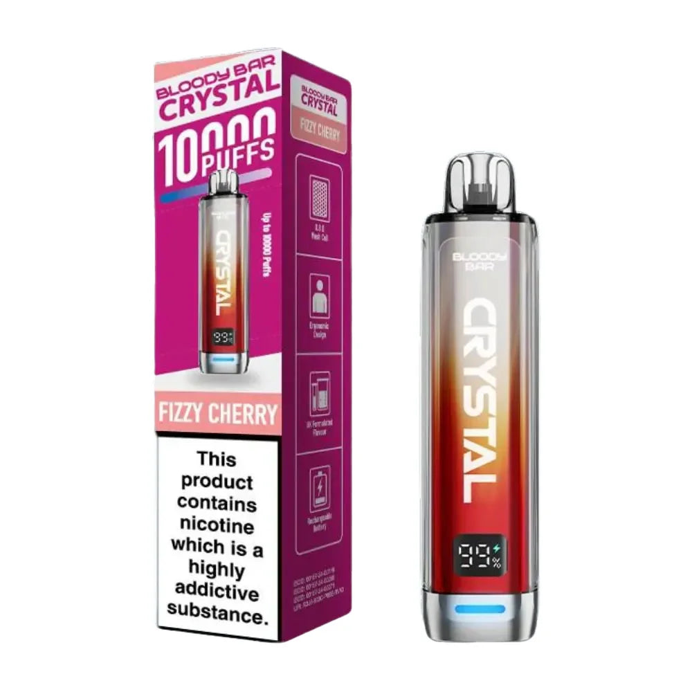 Bloody Bar Crystal 10K Prefilled Pod Kit - Fizzy Cherry