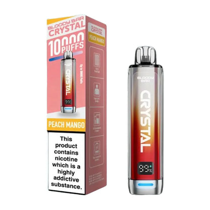 Bloody Bar Crystal 10K Prefilled Pod Kit - Peach Mango